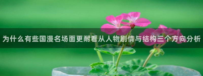 歪歪漫画网站导航：为什么有些国漫名场面更耐看从人物剧情与结构三个方向分析