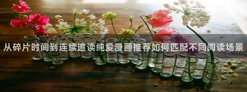 七七漫画作品查询:从碎片时间到连续追读纯爱漫画推荐如何匹配不同阅读场景